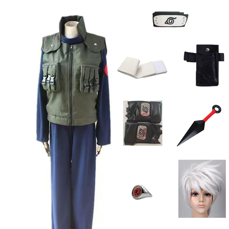 Anime Cosplay Ninja - Kakashi Cosplay Costume Anime Ninja Hatake