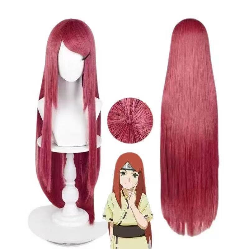 Anime Cosplay Ninja - Uzumaki Kushina Cosplay Wig 100 cm