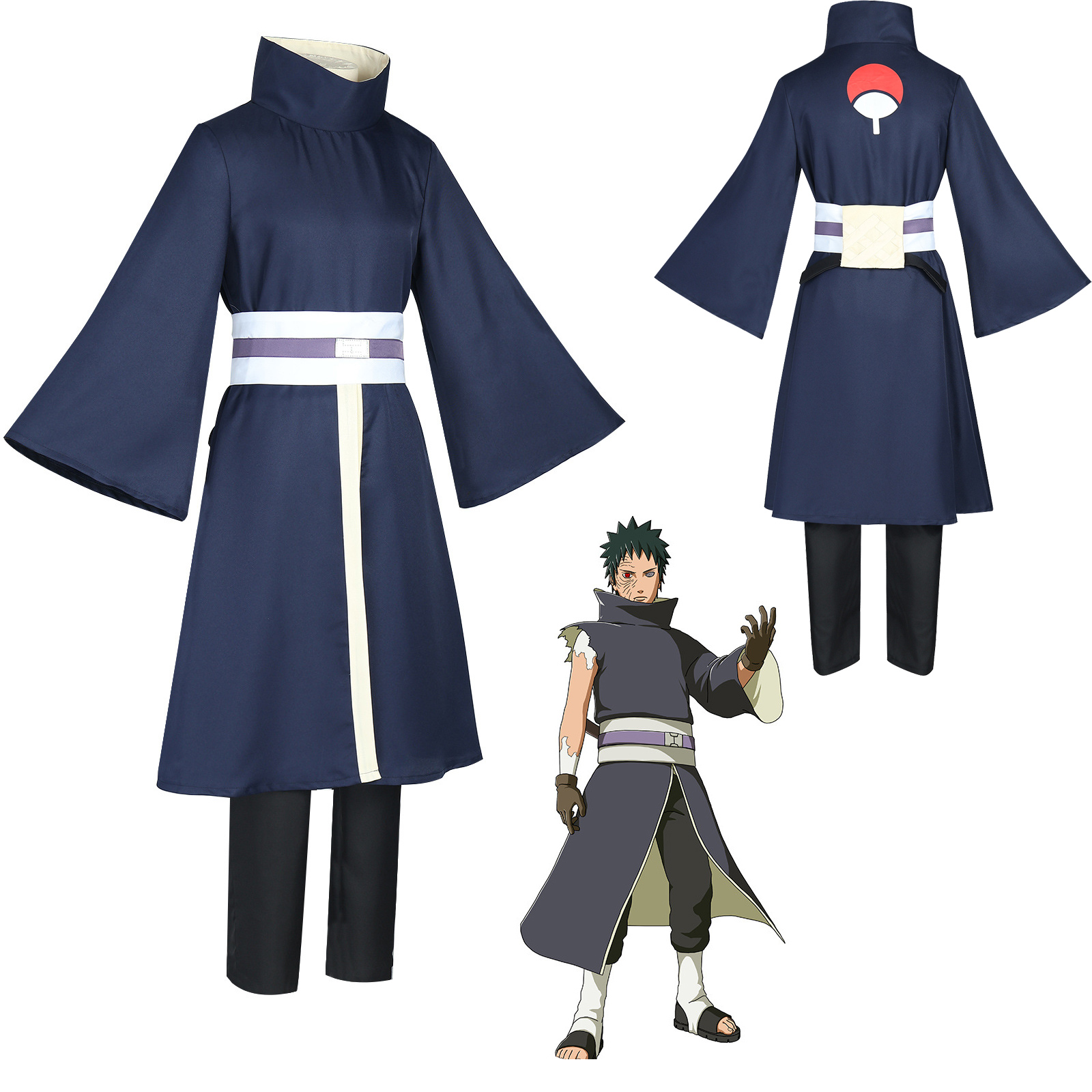 Anime Cosplay Obito - Uchiha Obito Anime Cosplay Costumes Halloween
