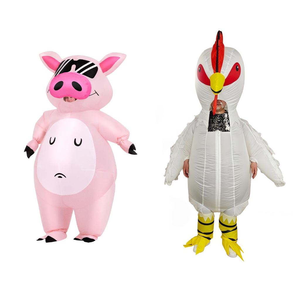 Cartoon Animal Piglet Inflatab - огляд і ціна Costume Anime Cosplay