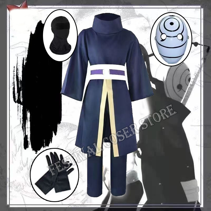 Anime Uchiha Obito Cosplay Cos - огляд і ціна Anime Cosplay Ninja