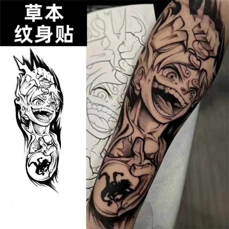 One Piece Luffy herbal tattoo  - огляд і ціна Anime Cosplay One Piece