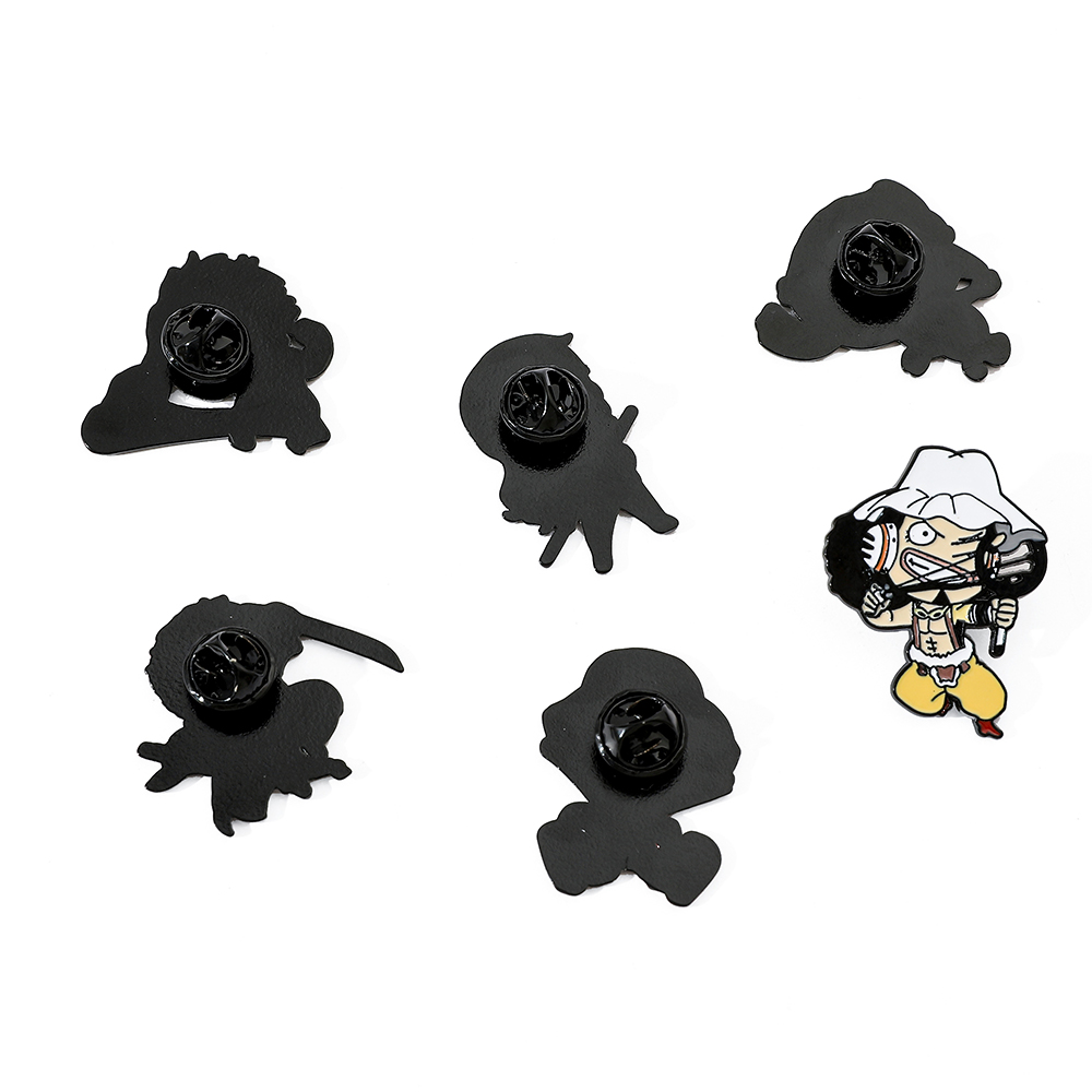 6 Pcs ONE PIECE Cartoon Brooch - огляд і ціна Anime Cosplay One Piece
