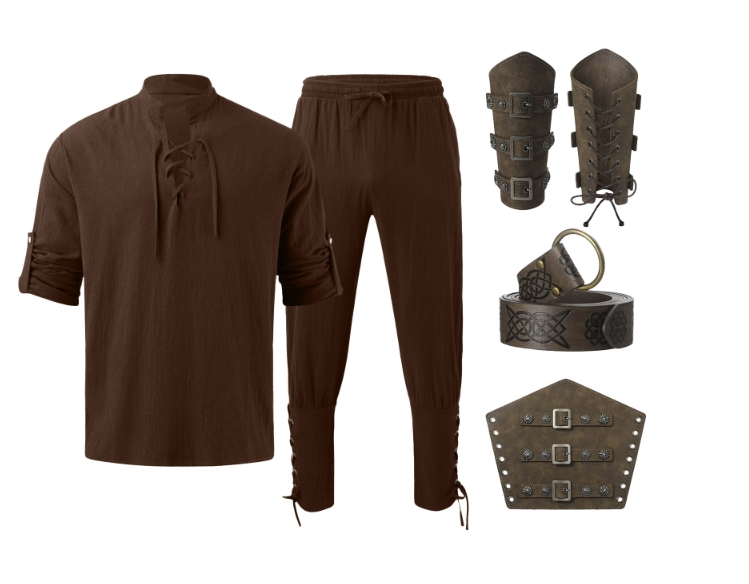 4 Pcs Halloween Men's Renaissa - огляд і ціна Costume Anime Cosplay