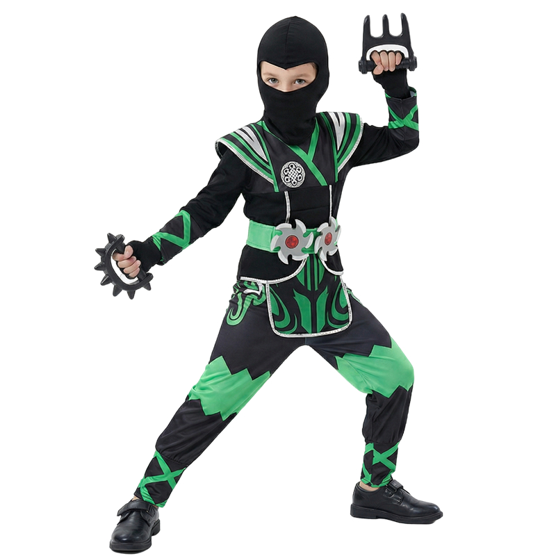 Green Ninja Costume for Kids w - огляд і ціна Anime Cosplay Ninja