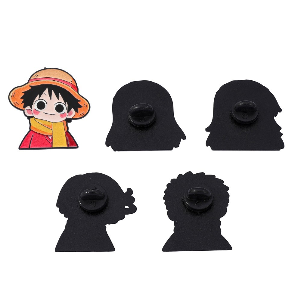 5 Pcs Cute Anime Cartoon Brooc - огляд і ціна Anime Cosplay One Piece