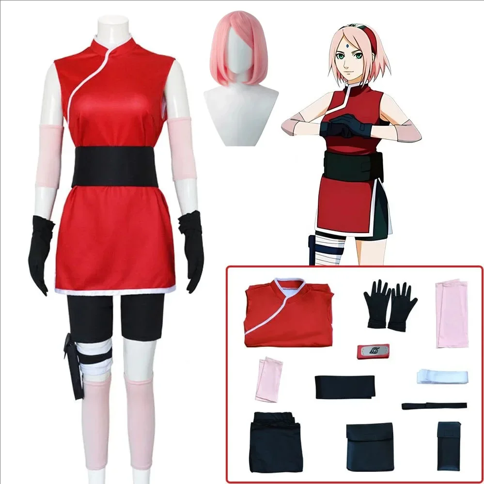 Haruno Sakura Cosplay Anime Co - огляд і ціна Anime Cosplay Ninja
