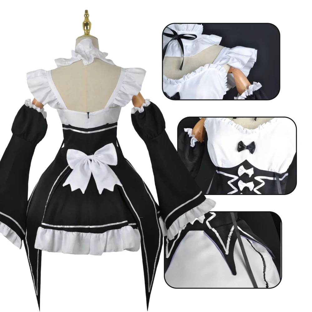 Anime Ram Rem Maid Cosplay Re  - огляд і ціна Anime Cosplay Re Zero
