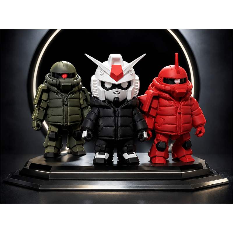 Yige Model Q Version Zaku Rx-0 - огляд і ціна Bandai Gundam Hg